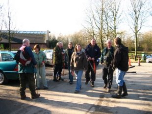 Setting off to start today's project. &copy;VG